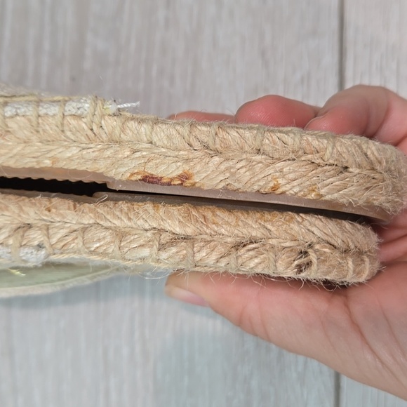 Soludos By Anthropologie Women Espadrille Boho Hobo Mule Shoes Flats Sz 8 - Picture 9 of 11